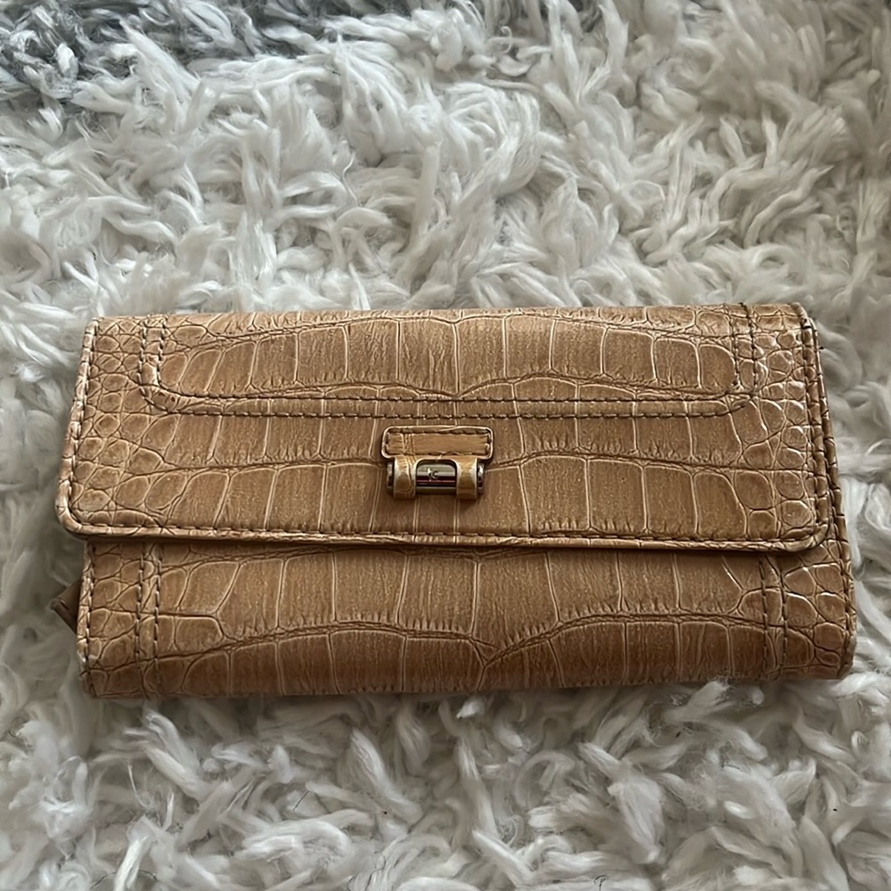 Cream color wallet